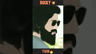 Rocky💥 Yash🔥KGF🔥 Digital art✨  #shorts #trending #youtubeshorts #kgf #rocky #yash #kgf2 #digitalart