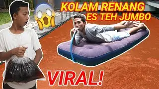 ARIK BERENANG DIKOLAM ES TEH JUMBO VIRAL TIKTOK, BIKIN ESMOSI😱 ! | Mikael TubeHD