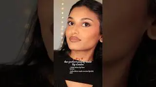 peachy lip combo for brown girls #makeup #glammakeup