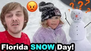 LOGAN CAN'T BUILD A SNOWMAN! (Gets mad and Gives up)