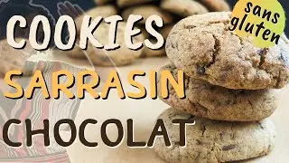 🍪Biscuits Simples (type Cookies) à la Farine de Sarrasin et Chocolat Noir | Spicynthia