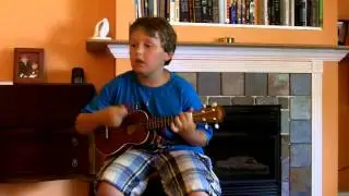 Sullivan Gordon playing "Something" on ukulele