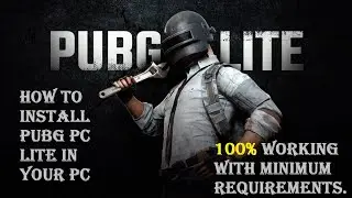 How to install PUBG pc lite in your pc with minimum requirements. (HINDI)