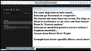 Cum faci o cerere unban !