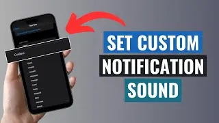 Customize iPhone Notification Sound On IOS 17
