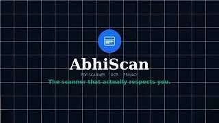 AbhiScan - PDF Scanner & OCR | Offline | No Watermark | No Cloud | Free Android App 2026