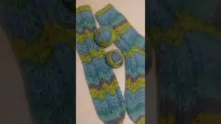 Экспресс мастер класс!Ажурные носочки!