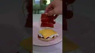 High Protein Breakfast Sandwich for Half the Calories!