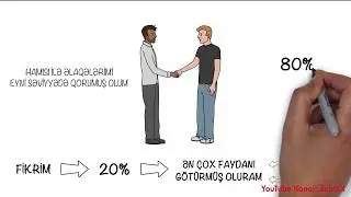 80/20 qaydası (pareto principle)(ZehinX)