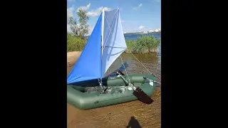 Стаксель улучшил управляемость парусной лодки