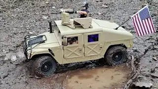 Humvee Sees its first mud! HGP408