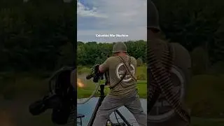 M134 Mini Gun vs 8 Ballistic Dummies