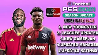 Pes 2021 Option File | Smoke Patch 2023/2024 | Patch 23/24 | Transfer Update Football Life