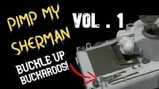 1/35 M4 Sherman Tool Tie Down Tutorial/ 1/35 Armor detailing