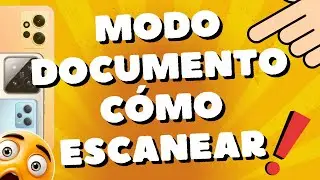 Cómo poner la cámara en modo documento Cómo escanear Xiaomi Redmi Note 12 12S 13 13T Pro 12C