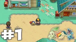 Let's Play Pokemon Heart Gold | Part 1 | Starting our adventure!