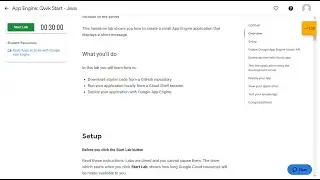 App Engine Qwik Start : Java | Qwiklabs |