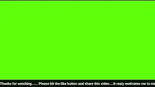 Scrolling Text Effect Green Screen Template like 