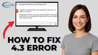 How to Fix Blender OpenGL 4.3 Error [Complete Guide | 2025 Tutorial]