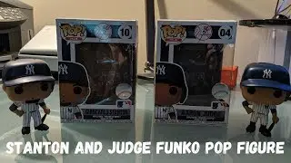 Funko Pop New York Yankee Aaron Judge And Giancarlo Stanton Figures