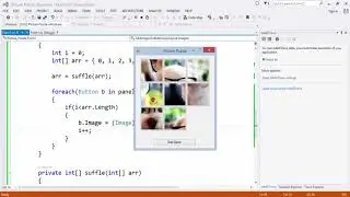 Create Picture Puzzle Game C#