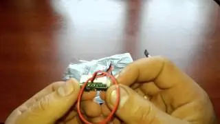 Mini DC Red LED Panel Voltage Meter Посылка из Китая!!!