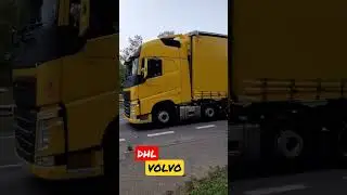 VOLVO DHL motorway somewhere in England 