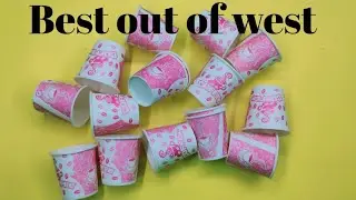 DIY Best Out Of West | vestige material best out of waste | tea cup best out of waste