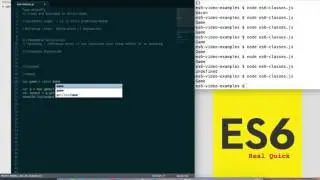 es6 classes - real quick