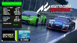 Assetto Corsa Competizione | GTX 750Ti 2GB + i5-3450 + 8GB RAM