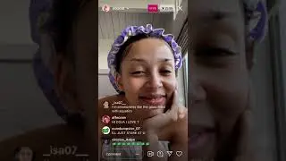 Doja Cat doing a Staring Contest Instagram live | May 28 2021