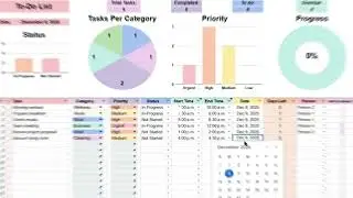 To Do List Spreadsheet Smart Automation for Daily Weekly and Yearly Planning