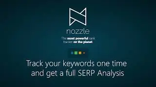 Track your keywords one time and get a full SERP Analysis