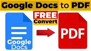 How to Save Google Docs as PDF on Laptop