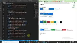 Bootstrap 4 Button CSS With HTML CSS PART 2
