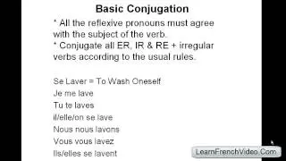 French Reflexive Verbs