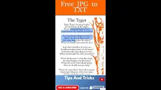 Free JPG to TXT