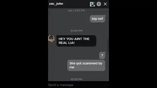 Scammer posts Roblox players username and password on my discord..