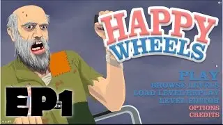 Learning The Basics - Let's Play Happy Wheels Ep.1