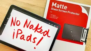 No Naked iPads! Applying a Matte Glass Screen Protector for Drawing in Procreate