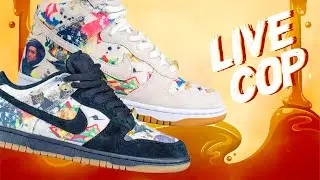 🔴 LIVE COP: Supreme Nike SB Dunks!!