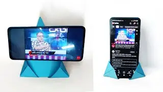 Paper Phone Stand || How to make a Phone Stand
