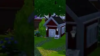 Tutorial The Sims 4 / kennel / будка для собаки / no cc no mods / 