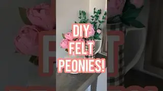 DIY Felt Flowers! It’s peony season! 