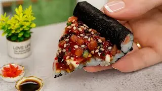 Миниатюрная Суши Пицца! 🍕🤩 Самая Маленькая  Пицца в Мире! 🤗 Мини Кухня