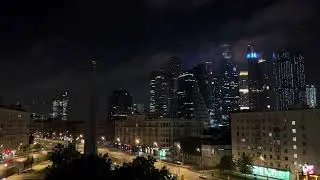 Москва ночью