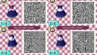 Animal Crossing anime OUTFIT QR code