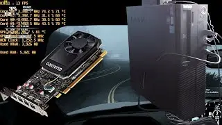 PNY Quadro P1000 - Project Cars 2 | 1080p Ultra++ Settings | +Fraps
