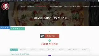 Smart Online Order - Making Changes to PDF Menu as Well as Order Online Menu for 2 locations