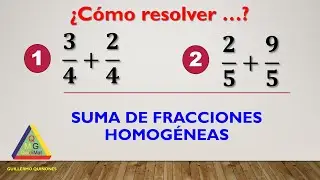 Suma de fracciones homogéneas ejercicios shorts - Adición de fracciones homogéneas ejemplos shorts